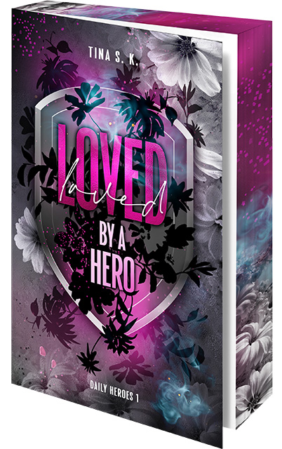 Loved by a hero_Mock Up mit Buchschnitt, 